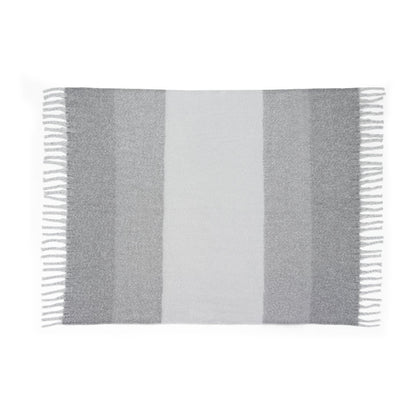 COMFY promotional home textile in grey (detail view) with custom logo branding