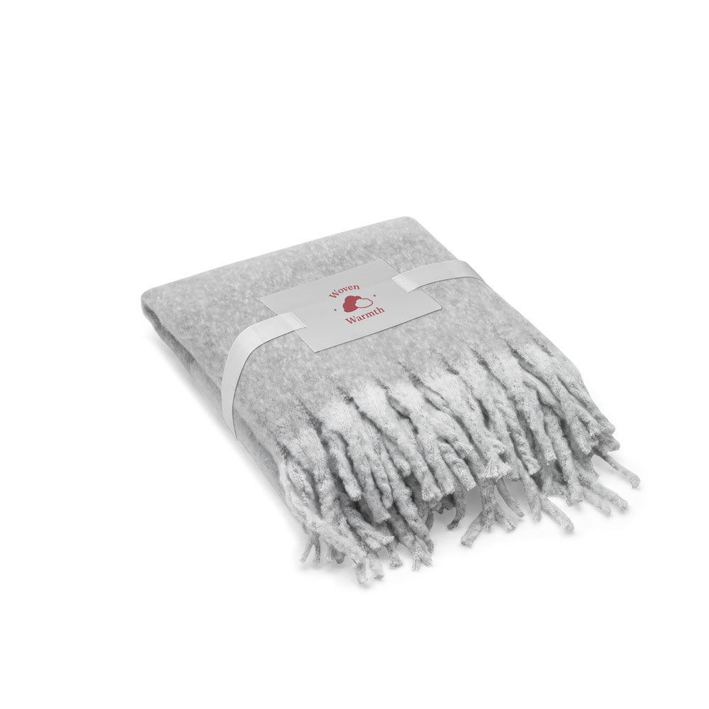 COMFY promotional home textile (complete set view) with custom logo branding