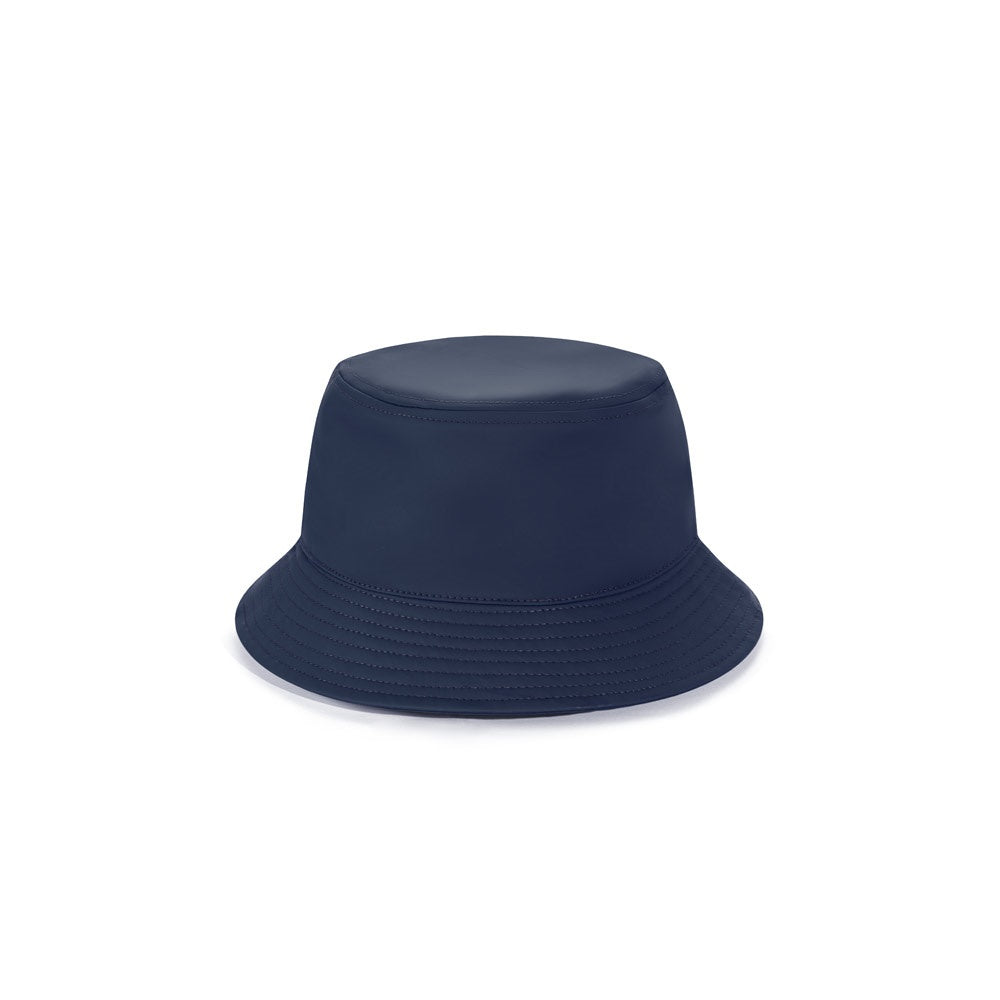 MASON promotional hat in navy blue (detail view) with custom logo branding