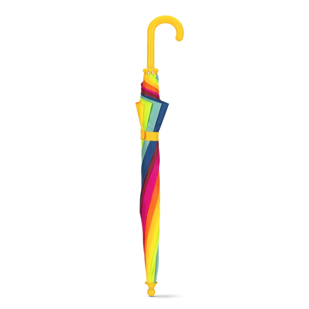 OLIVIA promotional umbrella in assorted (detail view) with custom logo branding