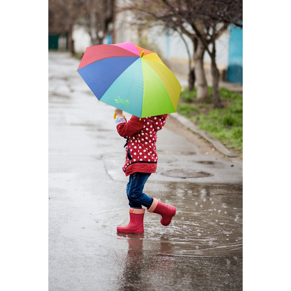 OLIVIA promotional umbrella with custom logo branding