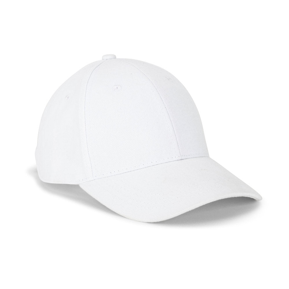NATHAN promotional cap in white with custom logo branding