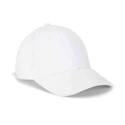 NATHAN promotional cap in white with custom logo branding