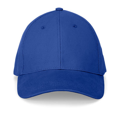 NATHAN promotional cap in royal blue (detail view) with custom logo branding