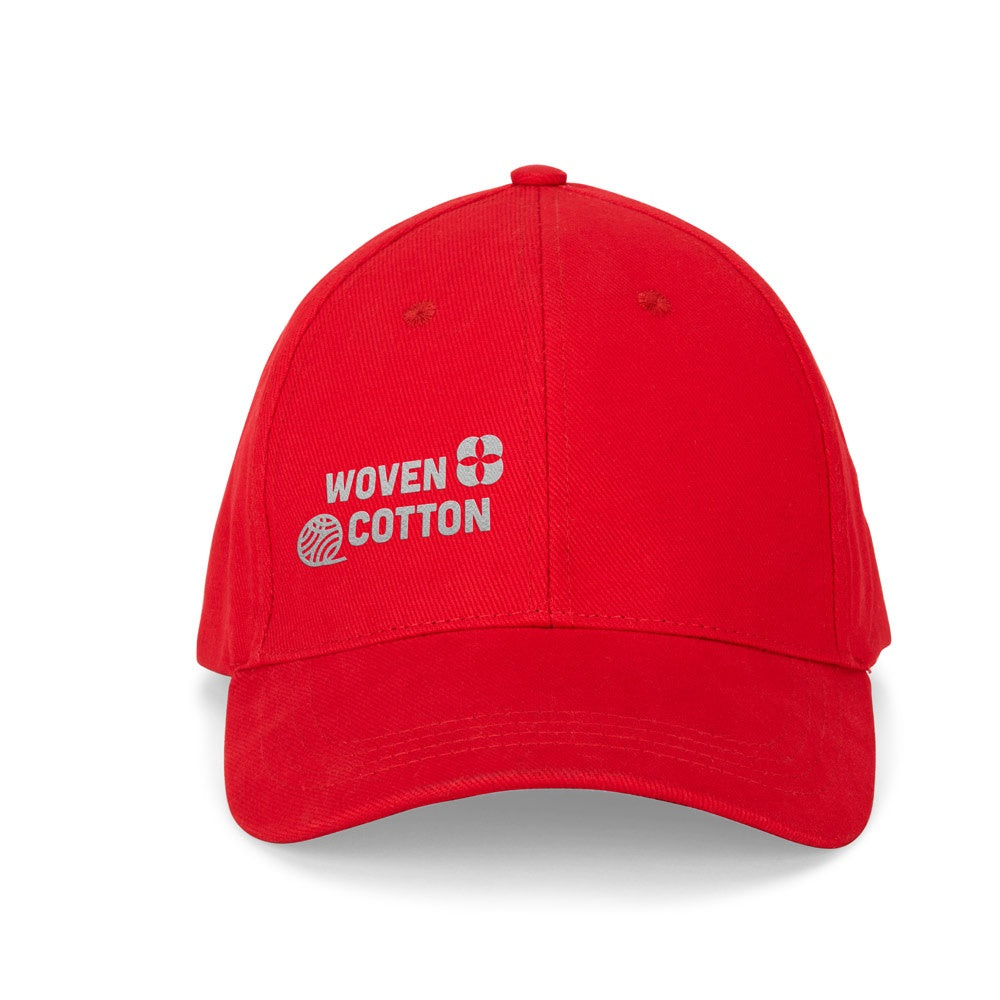 NATHAN promotional cap (complete set view) with custom logo branding
