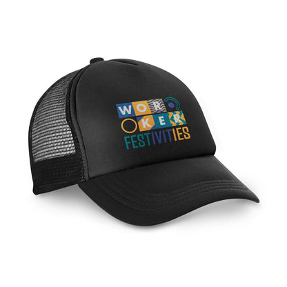 NICOLA BK promotional cap in black with custom logo branding