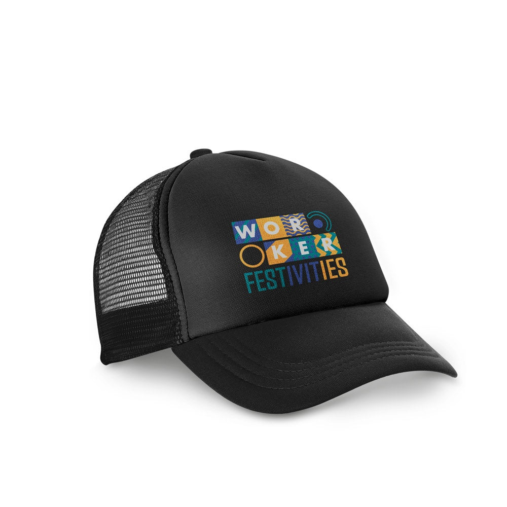NICOLA BK promotional cap (complete set view) with custom logo branding