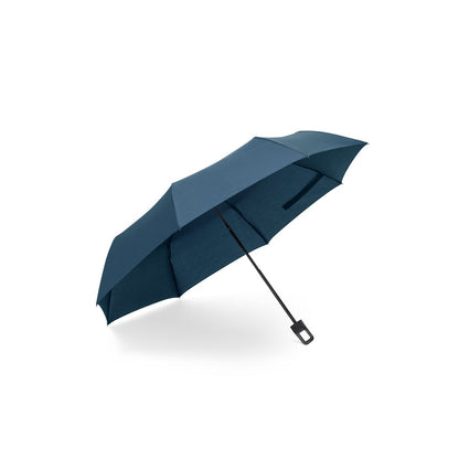 GEORGE promotional umbrella in blue with custom logo branding