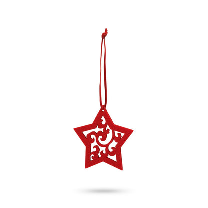 JUBANY promotional home accessory in red (detail view) with custom logo branding