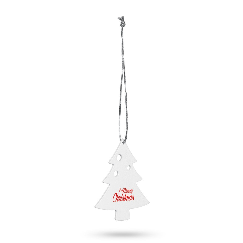 MORZINE promotional home accessory in white with custom logo branding