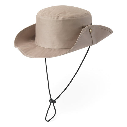 BLASS promotional hat in beige with custom logo branding