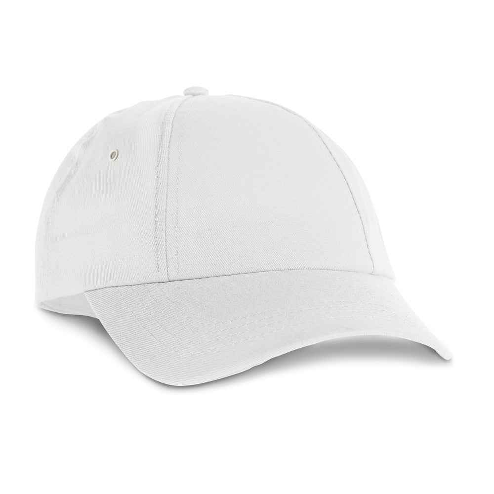 MIUCCIA promotional cap in white with custom logo branding