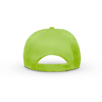 MIUCCIA promotional cap in light green (detail view) with custom logo branding