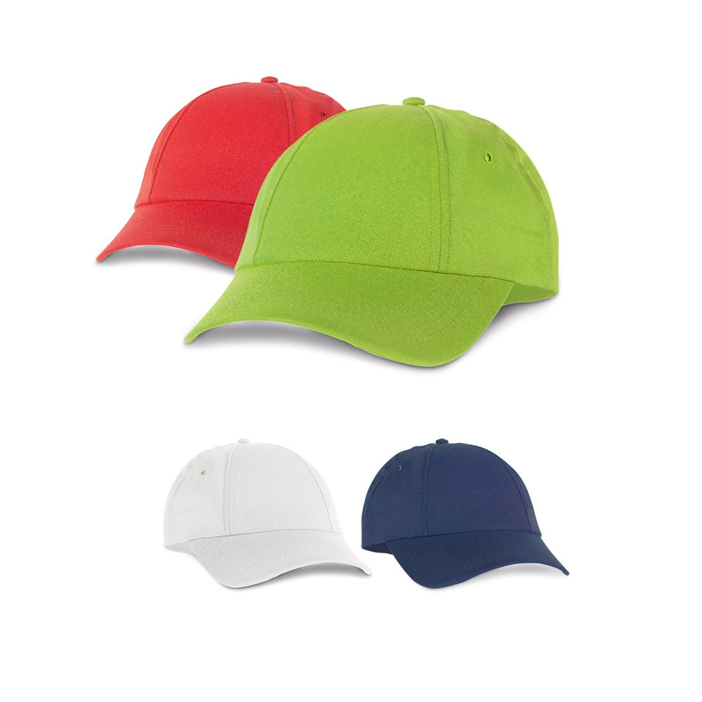 MIUCCIA promotional cap (complete set view) with custom logo branding