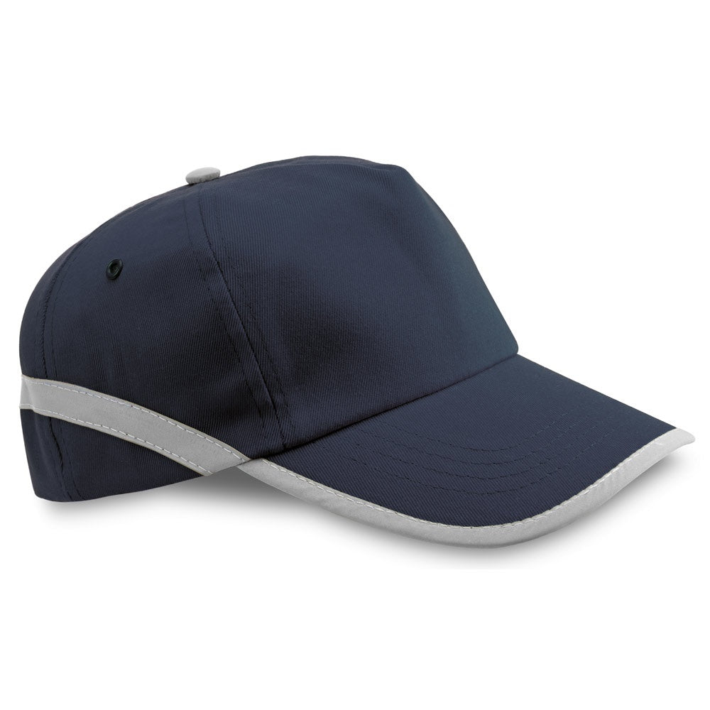 JONES promotional cap in blue with custom logo branding