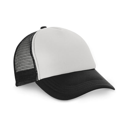 NICOLA promotional cap in black with custom logo branding