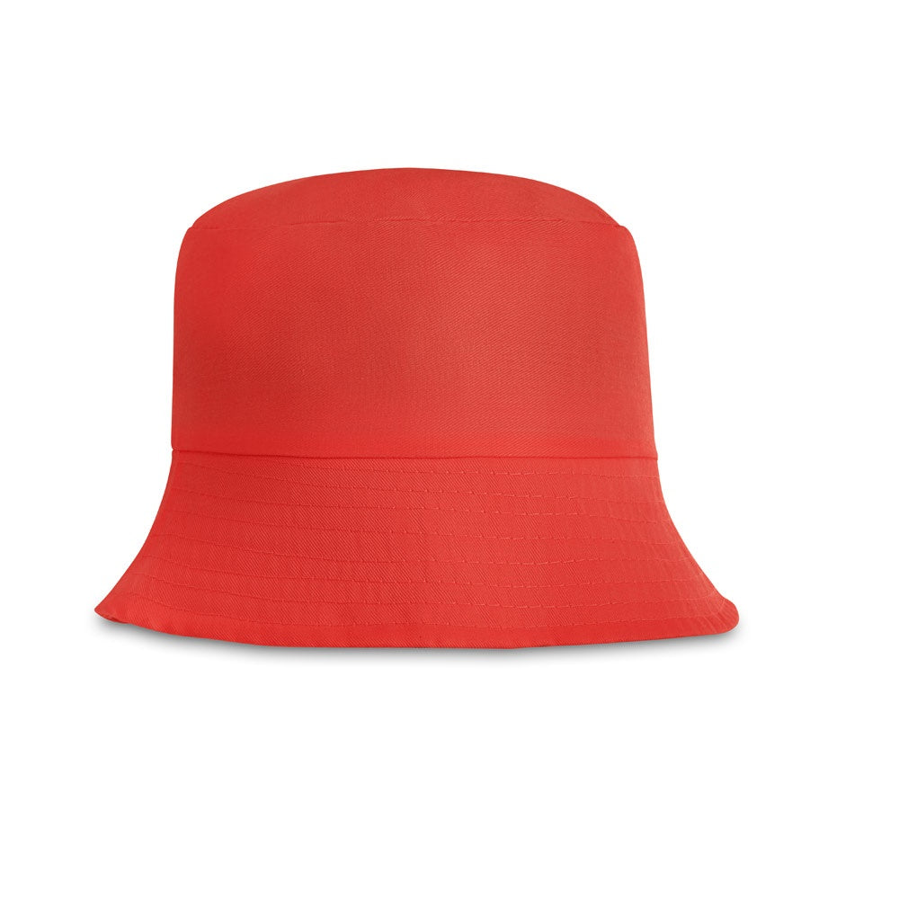 JONATHAN promotional hat in red with custom logo branding