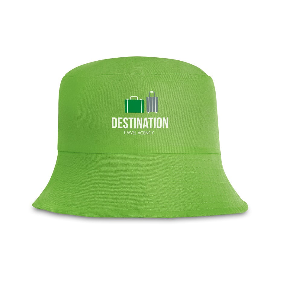 JONATHAN promotional hat in light green with custom logo branding