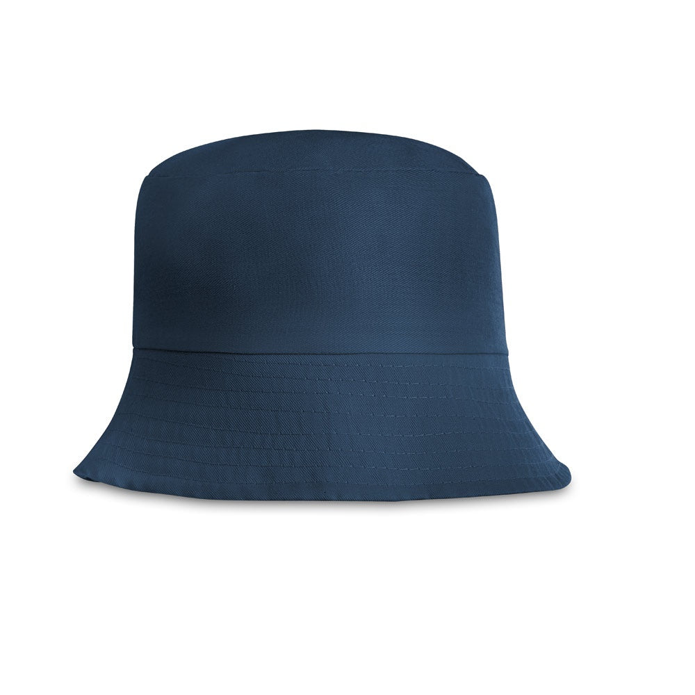 JONATHAN promotional hat in navy blue with custom logo branding