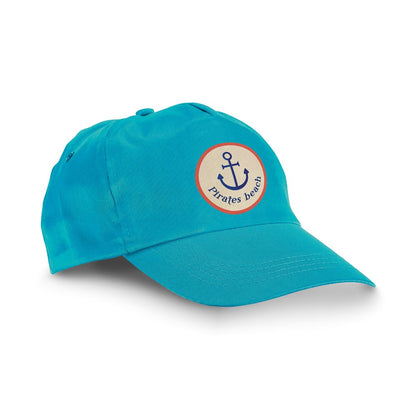 CHILKA promotional kids' garment in light blue with custom logo branding