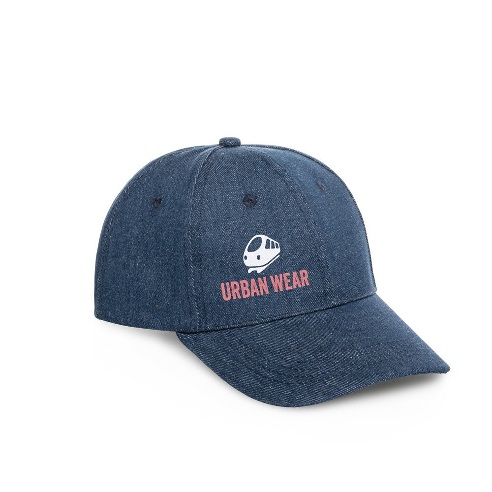 PHOEBE promotional cap (complete set view) with custom logo branding