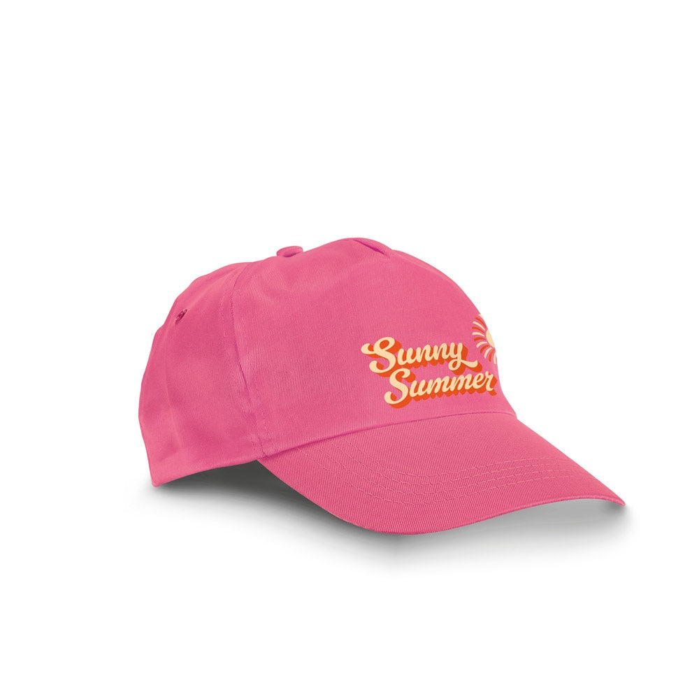 CAMPBEL promotional cap (complete set view) with custom logo branding