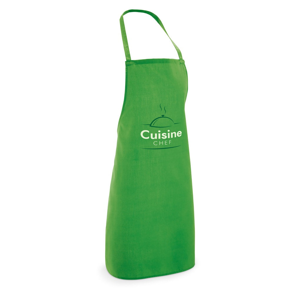 CURRY promotional workwear garment in light green with custom logo branding