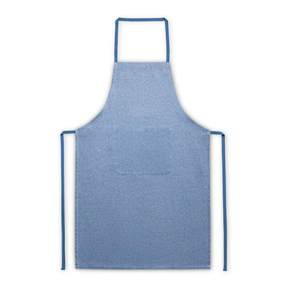 ZIMBRO promotional workwear garment in royal blue (detail view) with custom logo branding