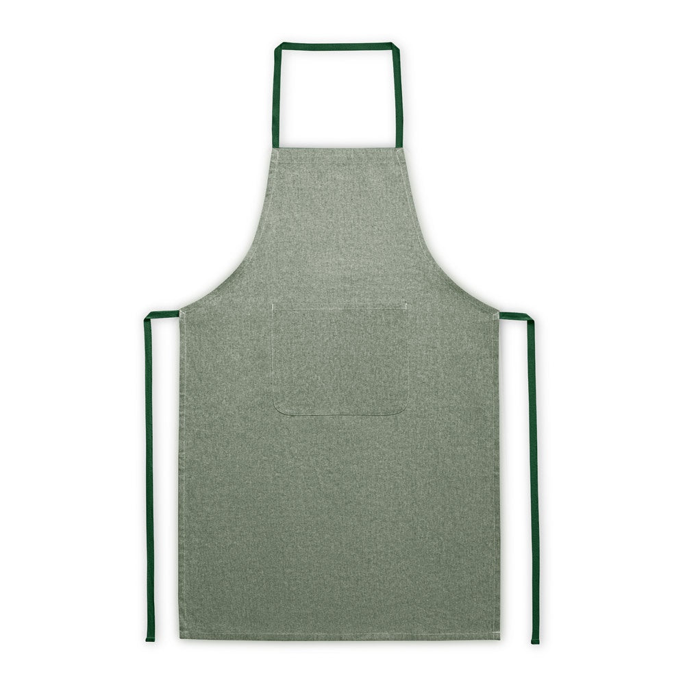 ZIMBRO promotional workwear garment in dark green (detail view) with custom logo branding