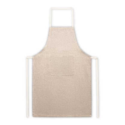 ZIMBRO promotional workwear garment in natural (detail view) with custom logo branding