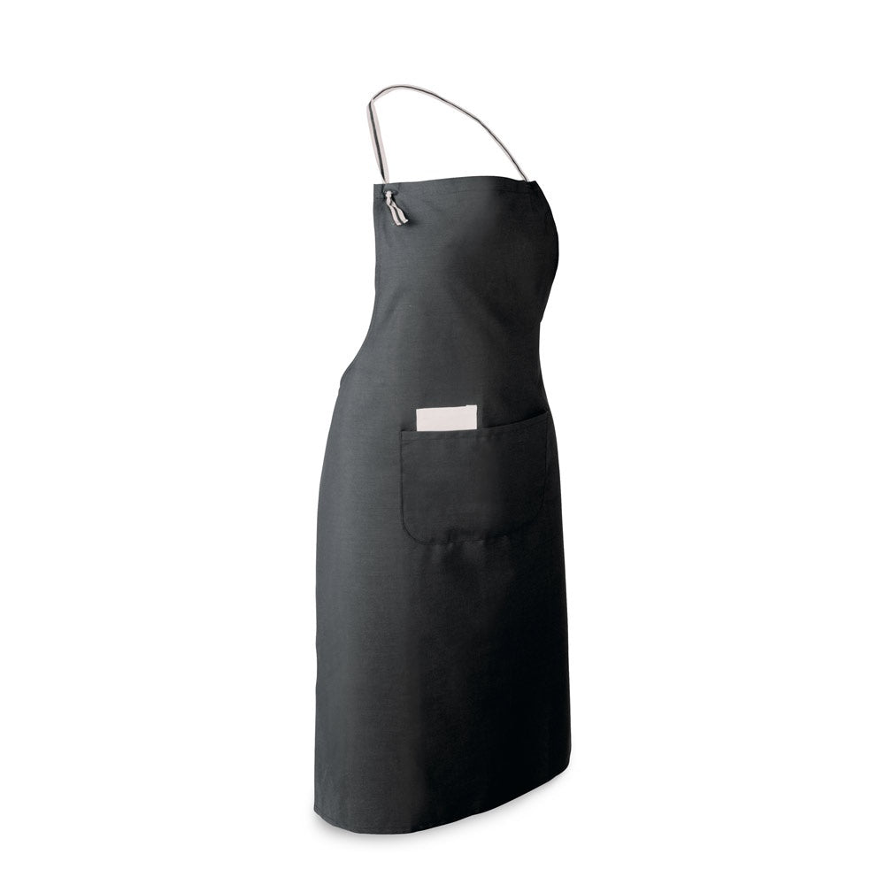 CHIVES promotional workwear garment in black with custom logo branding