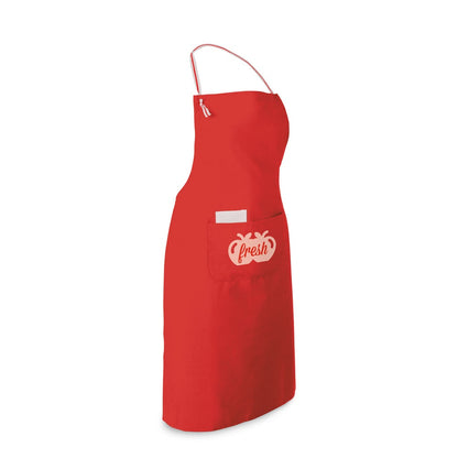 CHIVES promotional workwear garment in red with custom logo branding