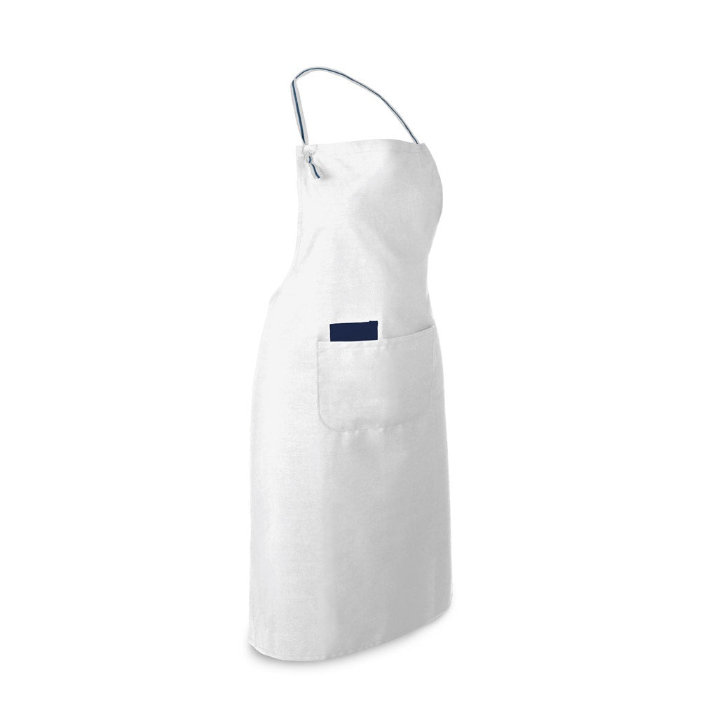 CHIVES promotional workwear garment in white with custom logo branding