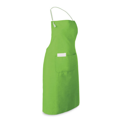 CHIVES promotional workwear garment in light green with custom logo branding