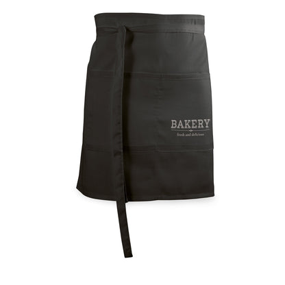 ROSEMARY promotional workwear garment in black with custom logo branding