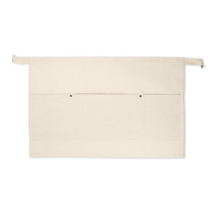 CHICORY promotional workwear garment in natural (detail view) with custom logo branding