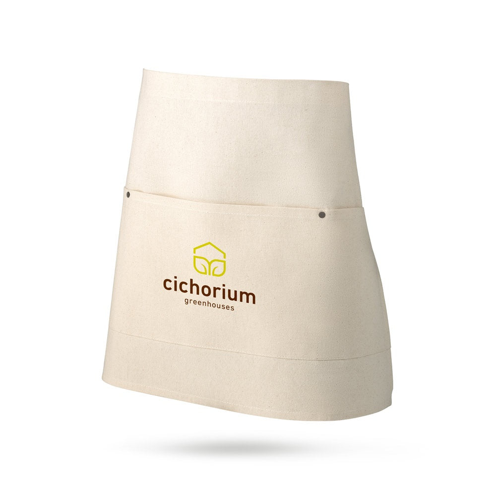 CHICORY promotional workwear garment in natural with custom logo branding