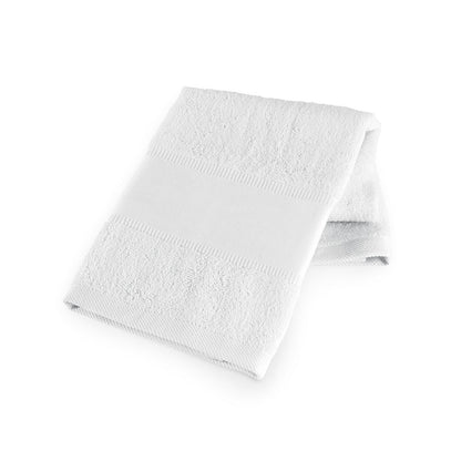 GEHRIG promotional towel in white with custom logo branding
