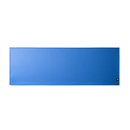 BERNAL promotional towel in royal blue (detail view) with custom logo branding