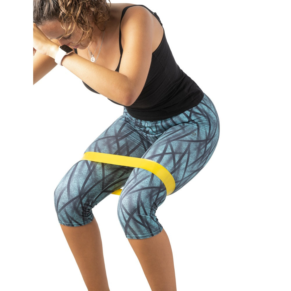 BURPEE promotional sports accessory in black (detail view) with custom logo branding