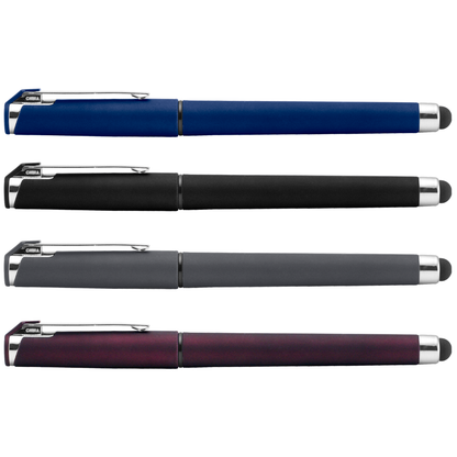 Islander Softy Gel Classic with Stylus promotional pen in assorted colours printed with your company logo