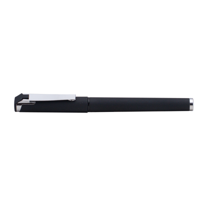 Islander Softy Gel Classic promotional pen in black printed with your company logo