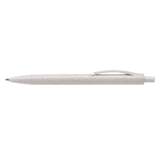Zen promotional pen in white printed with your company logo