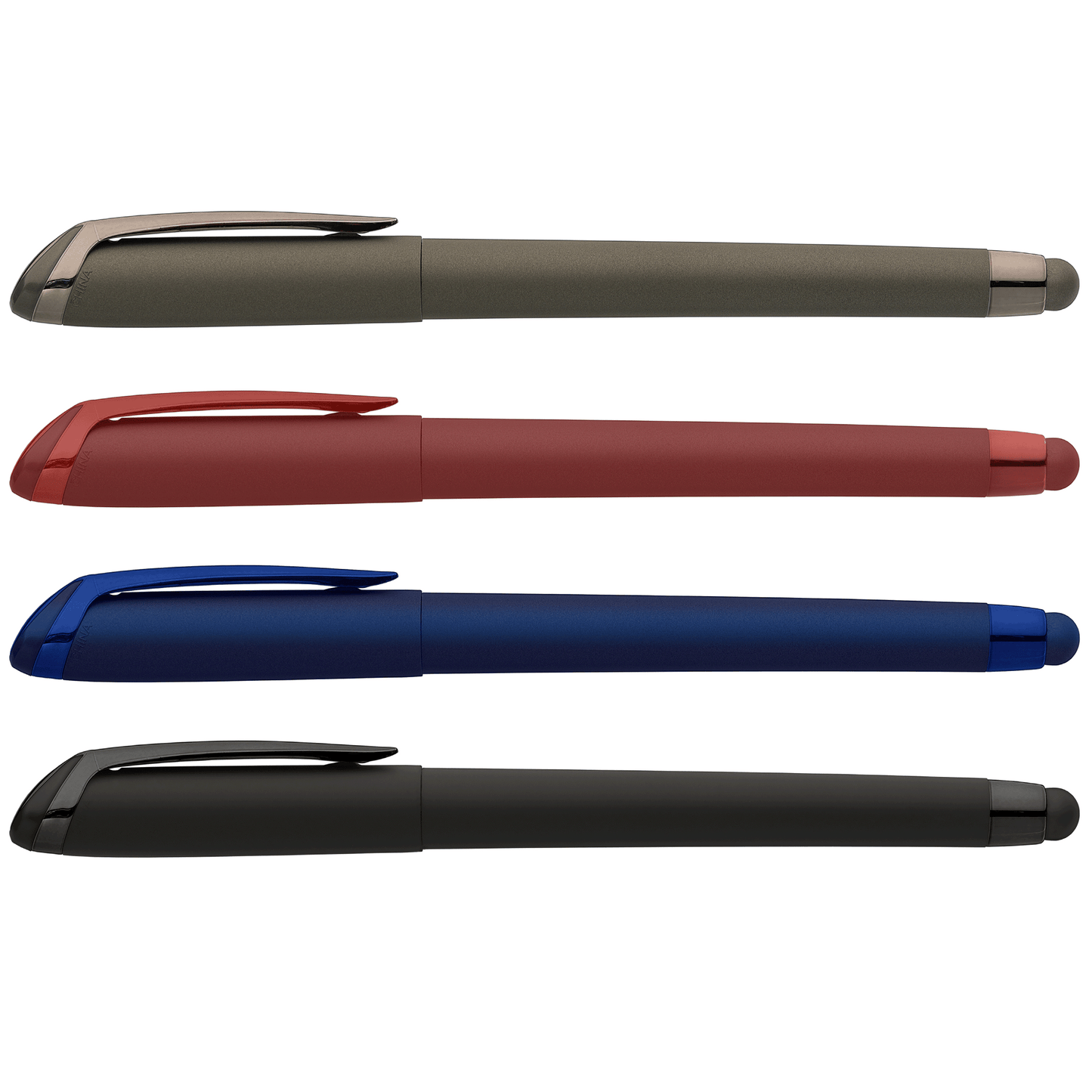 Gazelle gel Softy Monochrome Pen promotional pen in assorted colours printed with your company logo