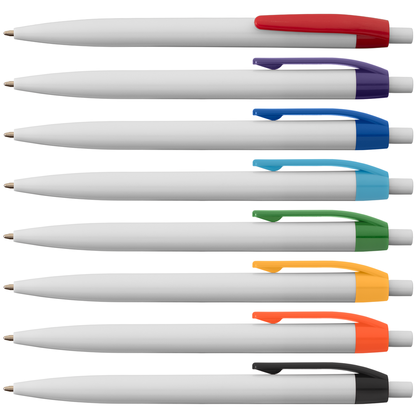 ColourFlow Recycled Plastic Pen promotional pen in assorted colours printed with your company logo