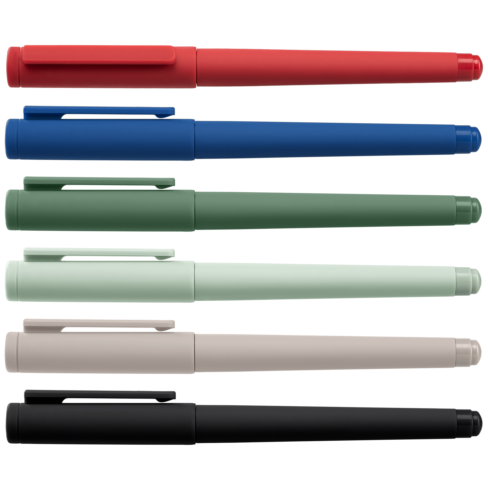 Aeris Recycled Plastic Monochrome Gel Pen promotional pen in assorted colours printed with your company logo