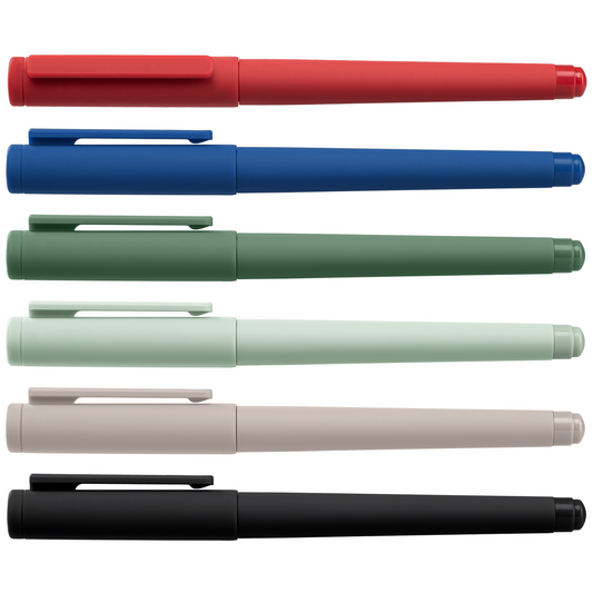 Aeris Recycled Plastic Monochrome Gel Pen promotional pen in assorted colours printed with your company logo