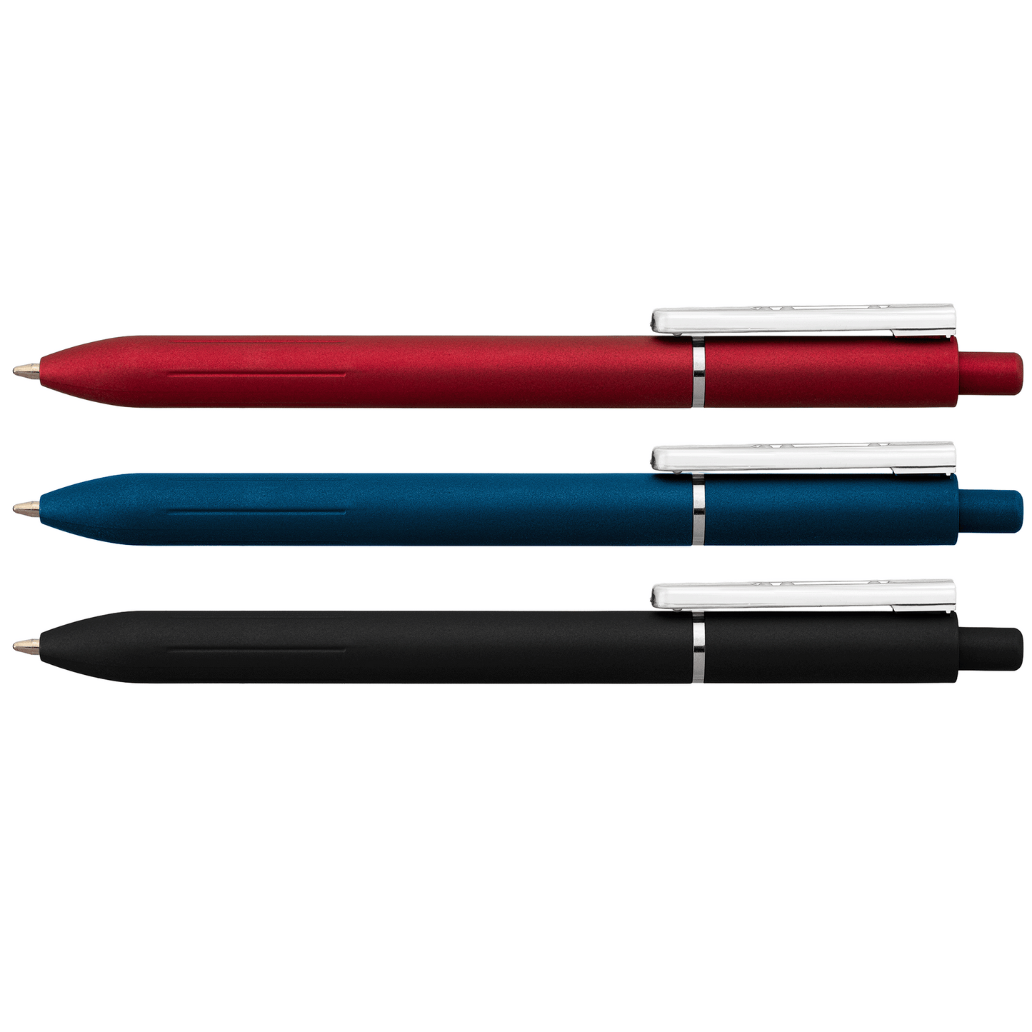 Lark Recycled Plastic Retractable Fidget Clip Pen promotional pen in assortment printed with your company logo
