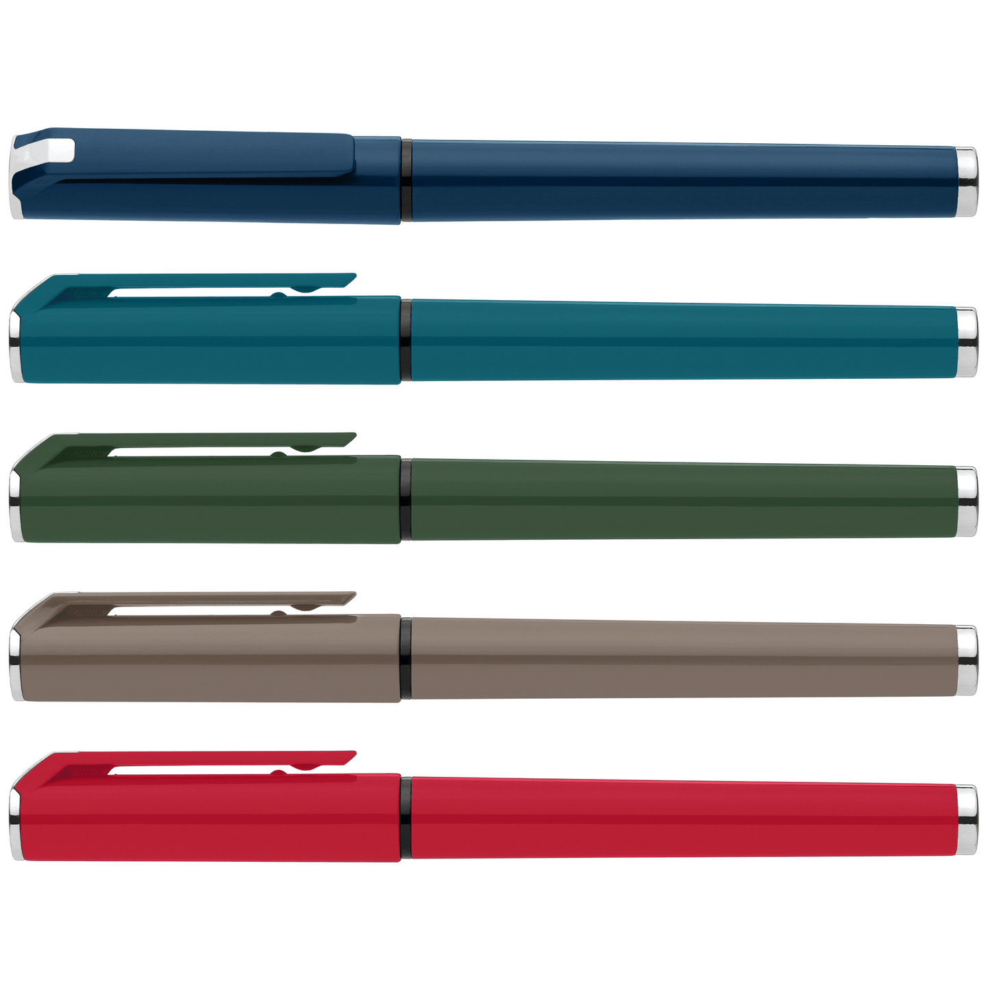 Islander Recycled Plastic Monochrome Gel Grip Pen promotional pen in assortment printed with your company logo