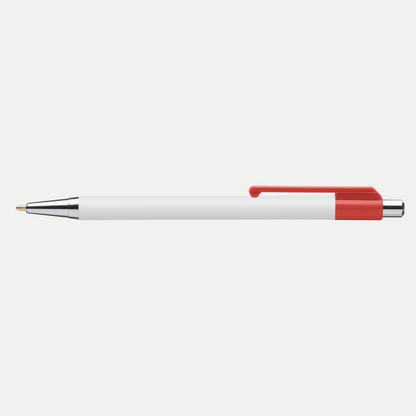 Astaire Chrome Pen promotional pen in blue printed with your company logo
